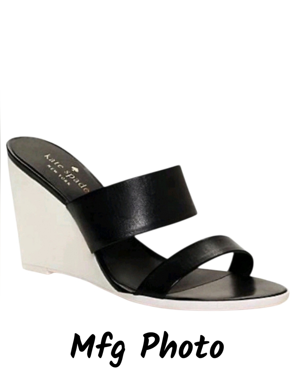 Kate Spade Abilene Wedge Sandals Black, Womens 9